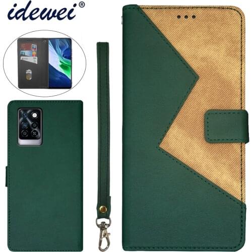 Applicable to infinix Note 10 pro mobile phone case fold bracket function protection leather case phone case funda capa co