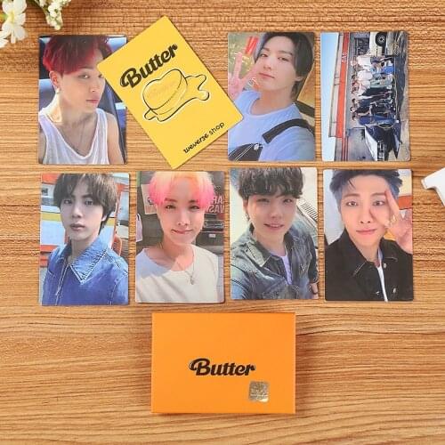 KPOP Bangtan Boys BUTTER Mini Photocard Weverse Shop Memebers LOMO Cards Premium Photos