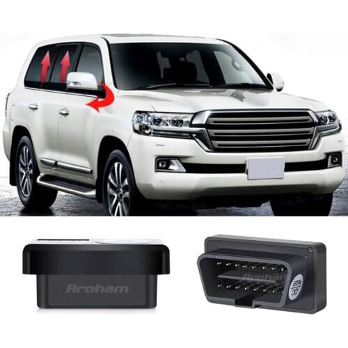 Obd Automatic Lock Device One-button Window Lifter Rearview Mirror Folding For Toyota Land Cruiser 2012 2013 2014 2015 2016-2019