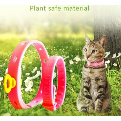 Collar Insect Repellent Pest Control Silicone Pet Collar Accessories New Adjustable Pet Cat Dogs Anti Mosquito Flea Ticks