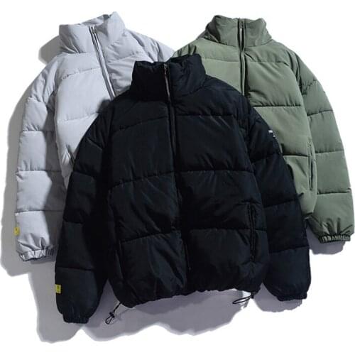 New Autumn Winter Mens Thicken Parka Fashion Solid Color Mens Parkas Coats Fleece Warm Outwear Casual Down Coat Men Clothing