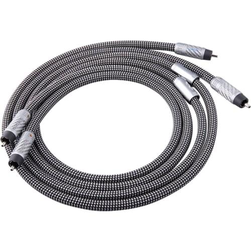 MOVE ON M800 6N RCA TO RCA single crystal copper OCC double lotus RCA tube amplifier CD amplifier HIFI audio signal line