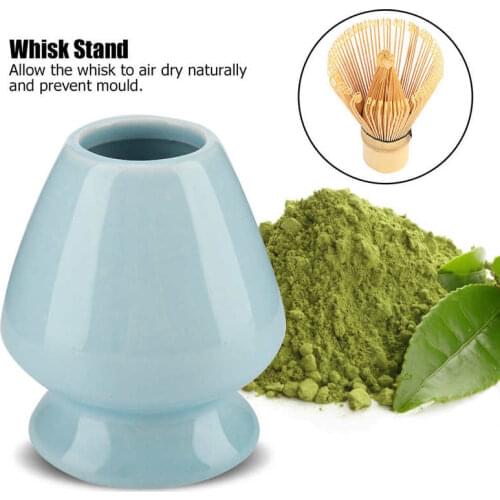 1Pc 3 Colors Matcha Whisk Stand Ceramic Holder for Bamboo Matcha Chasen for Tea Set Accessories for Japanese Green Tea
