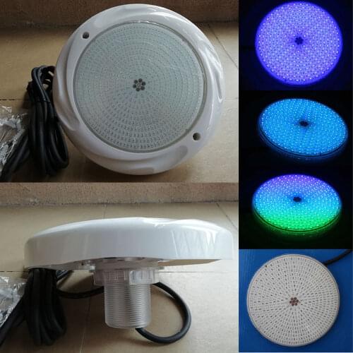 Underwater Led Swimming Pool Light SMD333leds23W 12V RGB Resin Filled Plastic Color Changing Lamp Waterproof IP68 FiberglassPool