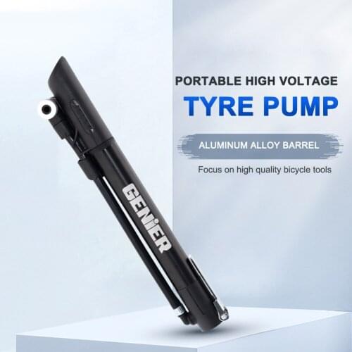 Portable Bicycle Pump MTB Road Bike Anti-Slip Floor-Mounted Pump American Presta Valve Bicycle Tire Inflator Cycling Accessories