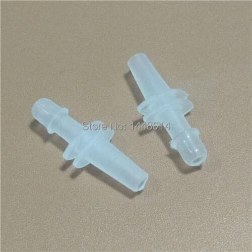 Large format printer Human Challenger JHF Vista Flora Wit-color ink tube connector 5X3MM 4X3MM plastic one way pipe fitting 30X