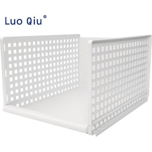 Closets, baskets, laminated partitions, can be superimposed, clothing storage boxes, plastic shelves