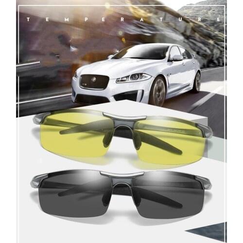 KH Change Color Day and Night Photochromic Sunglasses Men Women Titanium polarized Sun Glasses Chameleon Driving