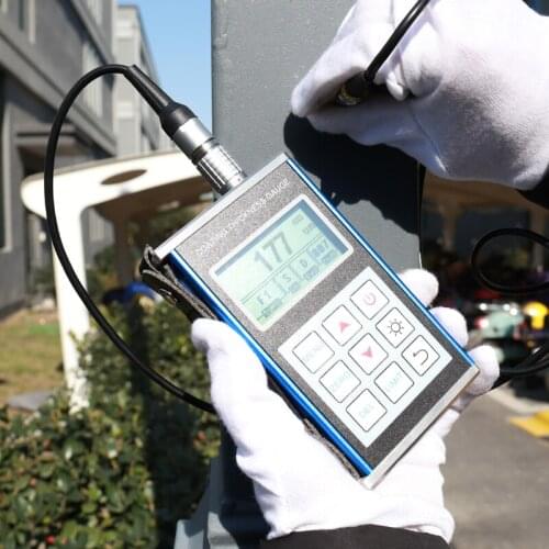 High Precision Digital Dry Film Car Paint Coating Thickness Gauge Car Paint Electroplate Metal Coating Thickness Tester Meter