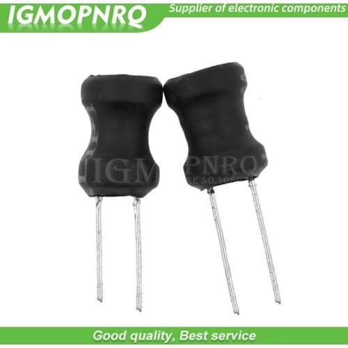 10pcs Unshielded Wirewound DIP power Inductor 0912 (9*12mm) 100uH 220uH 330uH 470uH 1mH 2.2mH 3.3mH 4.7mH I-shaped inductance