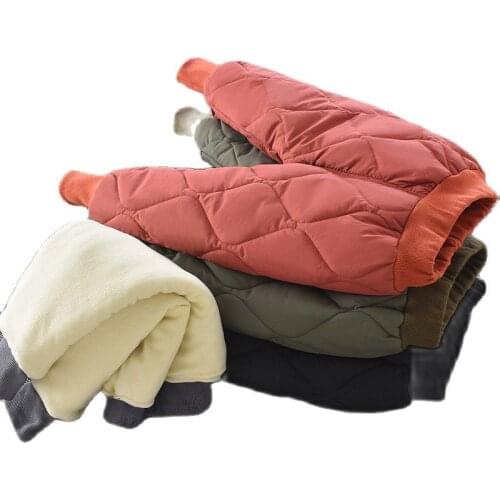 2021New Boys Plush Cotton Pants Winter Baby Girls Pants Children High Quality Warm Thick Corduroy Pant Kids sports trousers 0-6Y