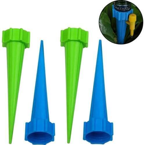 4pcs Plant Water Funnel New Automatic Plant Watering Spikes Adjustable Stakes Irrigation System Flower Houseplant Watering Tool3