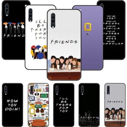 Phone Case For Samsung Galaxy A 50 51 71 70 7 5 10 20 30 40 41 21 S E Black Cover Hoesjes Silicone Back Art Friends tv show
