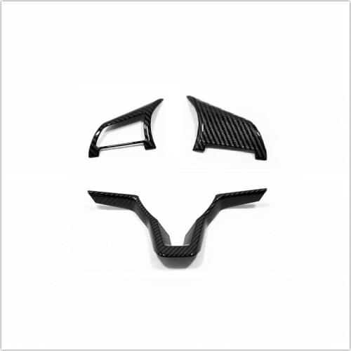For Nissan Note E12 2018 2019 2020 ABS Carbon Fiber Pattern Steering Wheel Interior Cover Frame Trim Car Styling Accessories