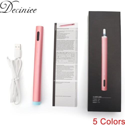 Electric Nail Drill Machine 12000rpm Mini Nail Drill Pen Portable with LED Light Nail Polishing Grinding Machine Tool Home Use