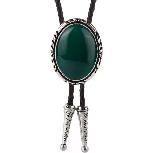 European and American popular metal leather bolo tie mens suit accessories wedding gifts