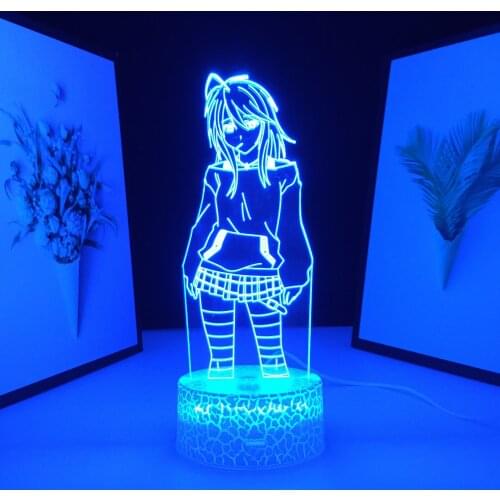 Kamisama Kiss Anime Figure Tomoe LED Light for Bedroom Decor Birthday Gift Night Light Manga 3D Remote Table Lamp Birthday Gift