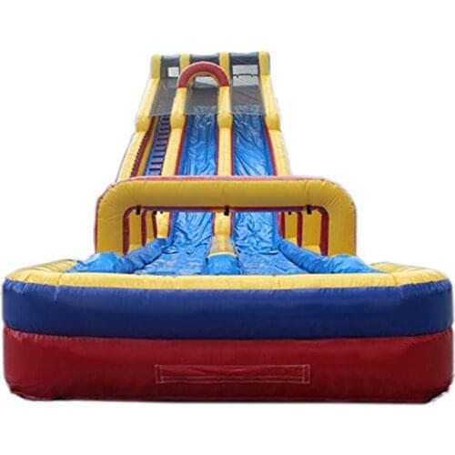 Hot selling inflatable long slide inflatable water slide for kids and adult amusement equipment