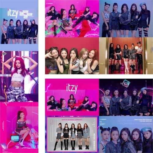ITZY Kpop Korean Singer girls Diamond Painting Diy 5D Square/Round Drill cross stitch Painting Embroidery mosaic Decora