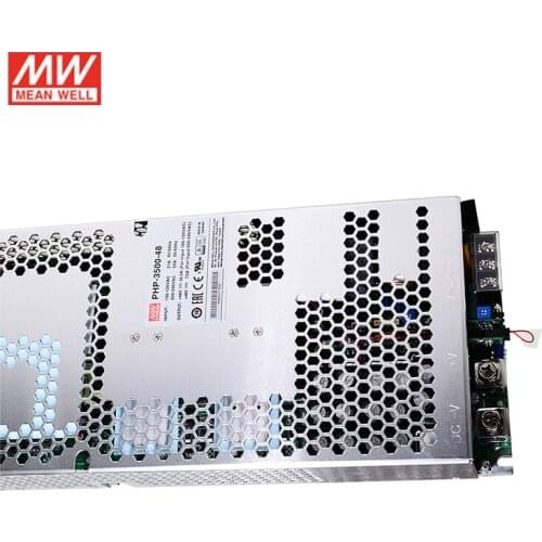 MEAN WELL PHP-3500-24 3500W 145A 24V Conduction Cooling with PFC Digitalized Parallelable Water-cooled Switch Power Supply
