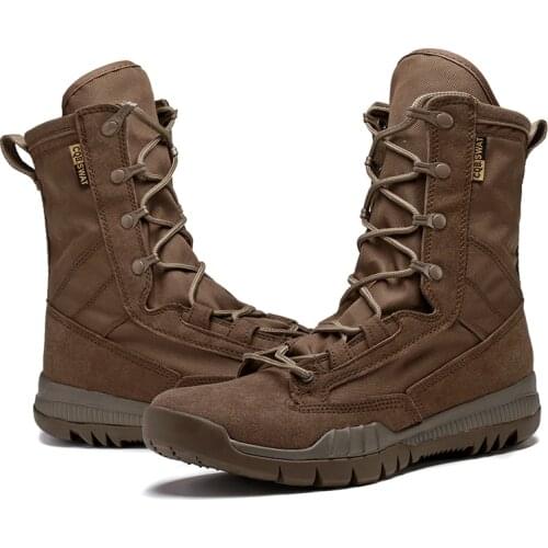 Men Boos Military boots Winter Tactical Desert Combat Ankle Boots High-top Classic Army Work Safety Mens shoes Male Footwear