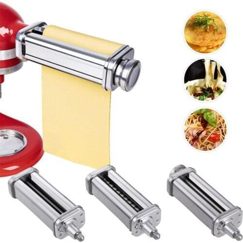 Pasta Maker Attachments Set Spaghetti Noodle Cutter Dough Making Tools For Kitchen Aid Blender Manufacturing Meat Slicer