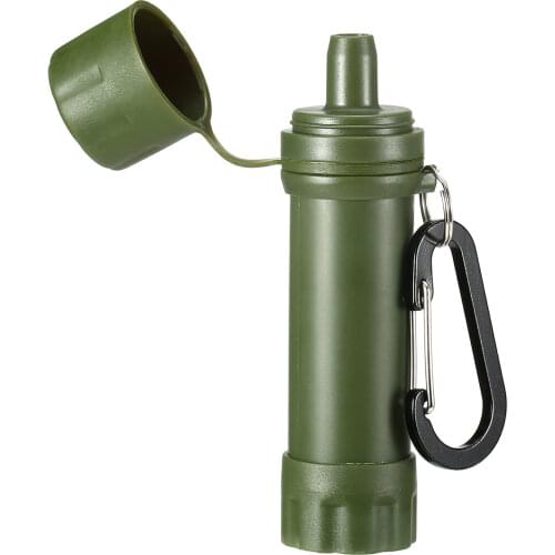 Outdoor Water Filter Straw Water Filtration System Water Purifier for Emergency Preparedness Camping Traveling Backpacking