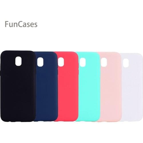 Plain Case sFor Capa Samsung J530 European Version Soft Silicone Phone Case Positivo Cute Case Samsung Galaxy J5 2017 EU Version