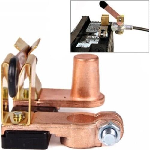 Battery Disconnect Knife Blade Switch Top Post Brass Heavy Duty Shut Off Handy