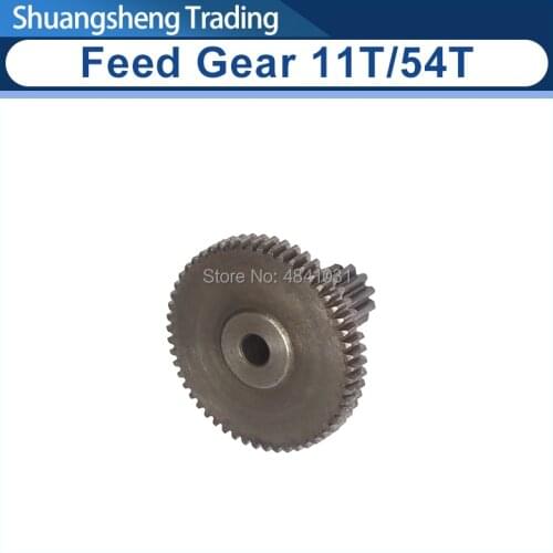 Feed Gear 11T/54T SIEG SC2-061 Lathe Parts for JET BD-X7