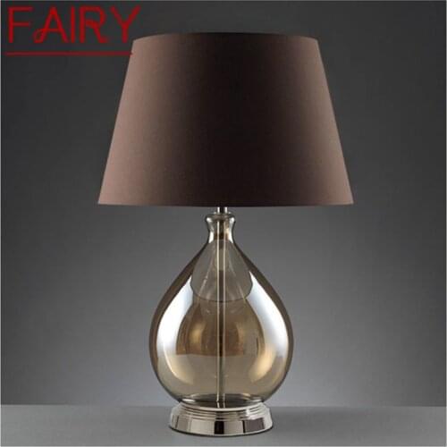 FAIRY Postmodern Black Table Lamp Creative LED Decorative Desk Lighting for Home Bedside