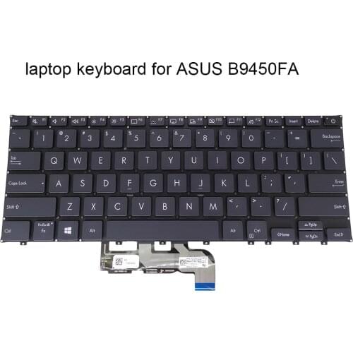 US GR Replacement keyboards for ASUS ExpertBook B9 B9450 FA B9450FA English German navy blue keyboard 0KNB0 1620US00 1620GE00
