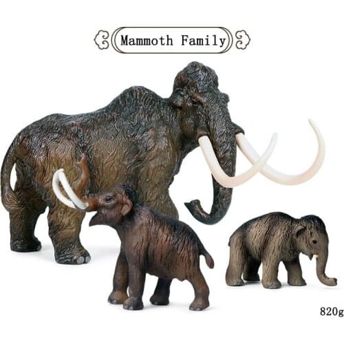 Solid And Lifelike Wild Animal Ancient Mammoth Models To Enjoy Decorative Ornaments