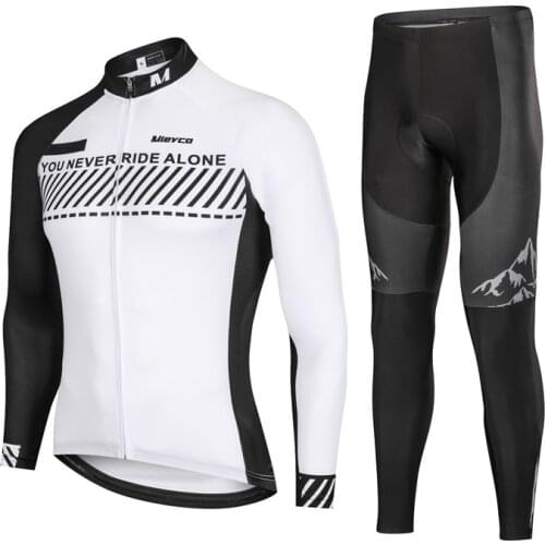 Cycling Jersey 2020 Long Sleeve Cycling Clothing Man Set Bicycle Uniform Clothes Downhill MTB Jersey Reflective Pants