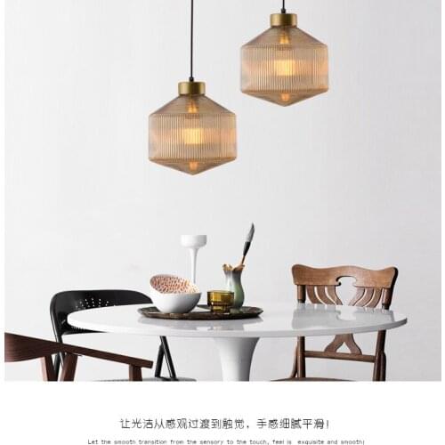 Nordic modern led stone led crystal hanging lights chandelier retro lamp modern led chandelier modern chandelier bedroom