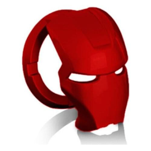 GISAEV Iron Man Car Interior Engine Ignition Start Stop Button Protective Cover Decoration Sticker Car Interior Accessories