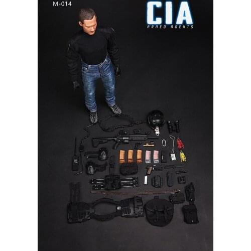 1/6 Collectible Whole Set Soldier M013 CIA Male Detective Full Set Action Figure Weapon Accessory Model Toys for Fans Gift