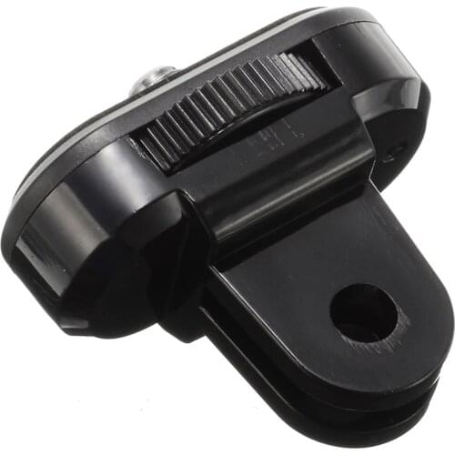 1pc 1/4" Black Tripod Mount Sport Action Cam Camera Tripod Adapter For Sony GoPro Camera Accessories