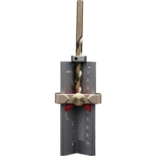 1pc Woodworking Height Gauge Limit Ring Installation Aid Drill Depth Angle Measurer