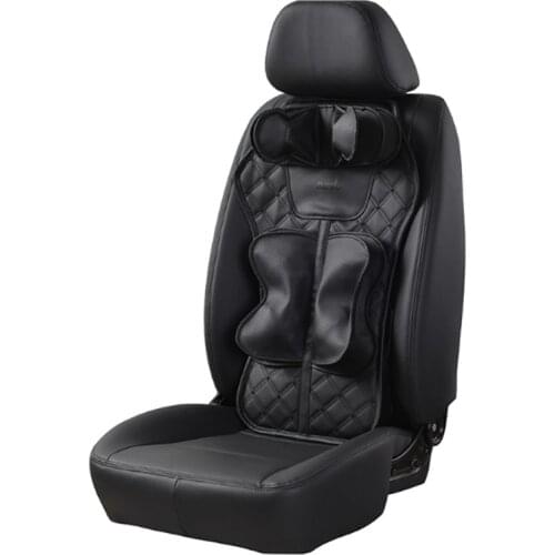 12V Health Car massage cushion Electric Pressure massage mat Neck back and Shoulder massager car health care PU leather