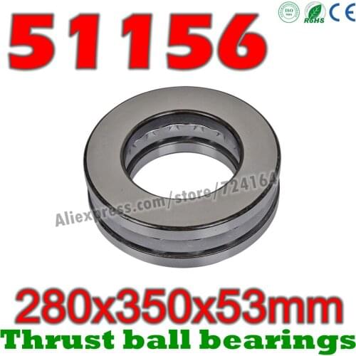 280x350x53 mm Thrust Ball Bearings 51156 Axial 51156M 8156 8156H Plane 280*350*53 High quality Steel or brass cage Wholesale