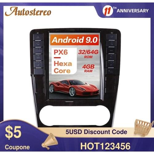 Android 9.0 4+ 64G Vertical screen Car GPS Navigation For Mercedes Benz ML GL X164 Head unit Auto Stereo Multimedia Player Navi