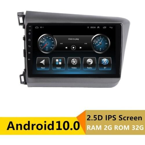 2G RAM Android car stereo for honda civic 2012 2013 2014 2015 radio navigation GPS Multimedia Player headunit