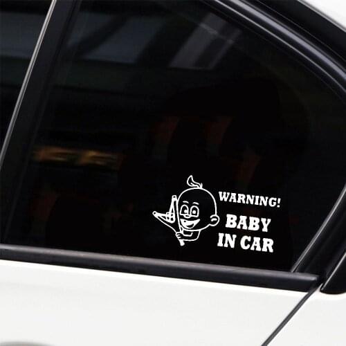 Car Stickers Funny Baby On Board Wall Decal For Car Mirror Side Stripe Home Decor Cars Accessories Vinyl Mural DW6558