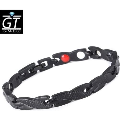 2021 dragon pattern magnetic therapy bracelet personality fashion men and women titanium steel bracelet