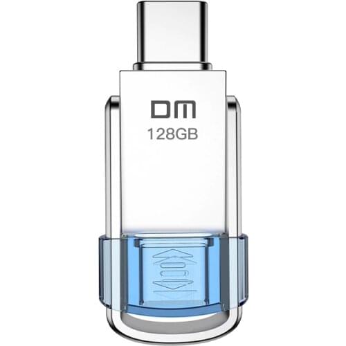 DM Type-C USB C USB 3.0 Flash Drive 128GB Pen Drive Smart Phone Memory 64GB 32GB 16GB Mini USB Stick USB-C 3.1 Dual Double Plug