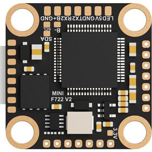 Foxeer F722 V2 Mini MPU6000 3-6S Dual BEC OSD Micro USB Flight Controller for RC Drone FPV Racing Freestyle Foxeer Cameras