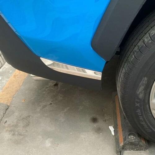 Chrome Rear Bumper Garnish Strip Anti-scratch Decoration Strip Trim Cover Exterior Accessories For Toyota RAV4 2019 XA50