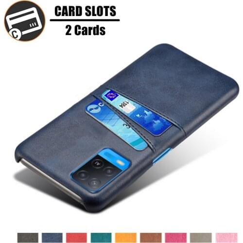 PU Leather Card Slots Wallet Cover For OPPO A54 A93 A74 A72 A55 5G A94 A92s A91 A79 A53 A52 A8 A15 A12e A11 A31 A9 A5 2020 Case