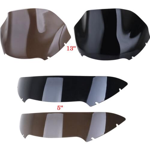 5'' 13'' Motorcycle Windshield Windscreen For Harley Road Glide CVO Special FLTRXS Ultra FLTRUSE FLTRXSE FLTRX 2014-2020